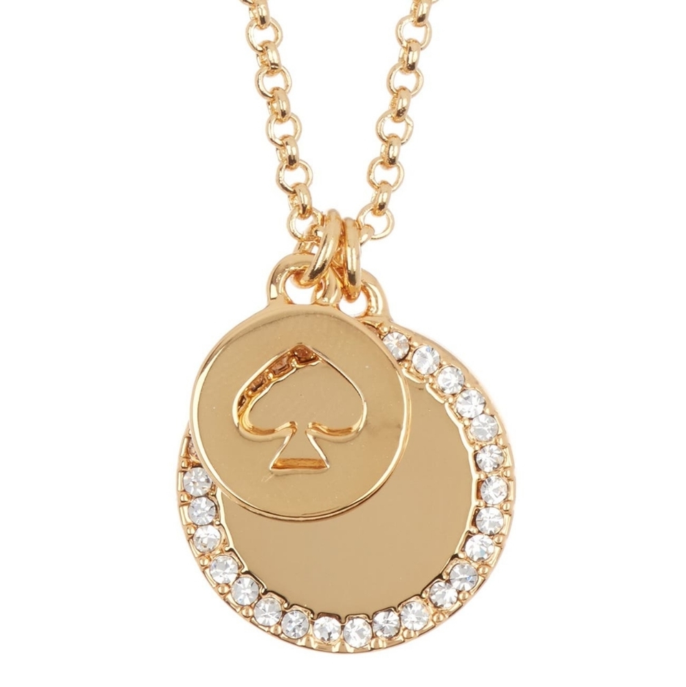 NEW Kate Spade Spot the Spade Pave Charm Pendant